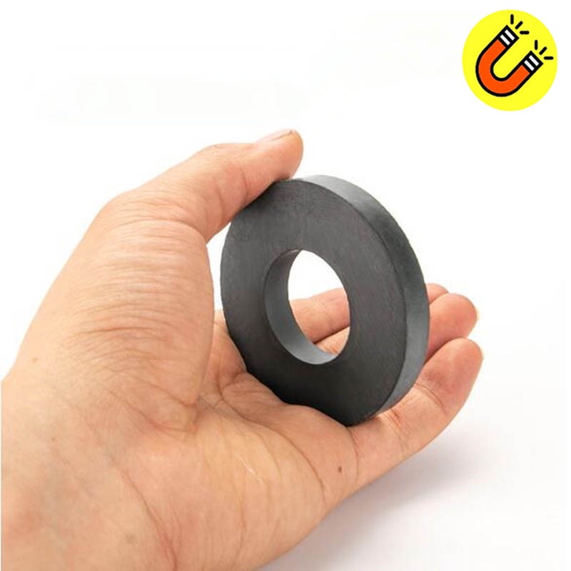 Nam châm đen có lỗ nhiều kích thước Ferrite