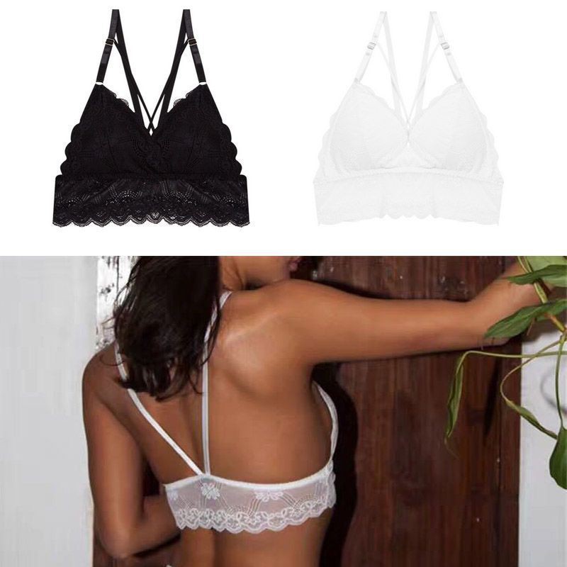 Áo ngực đan dây phối ren xinh xắn gợi cảm cho nữ | BigBuy360 - bigbuy360.vn