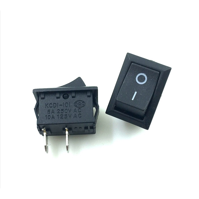 Công Tắc Bật/Tắt ON/ OFF 117S 2-Pin 250V3A 125V6A ON-OFF Nhựa 2 Pin