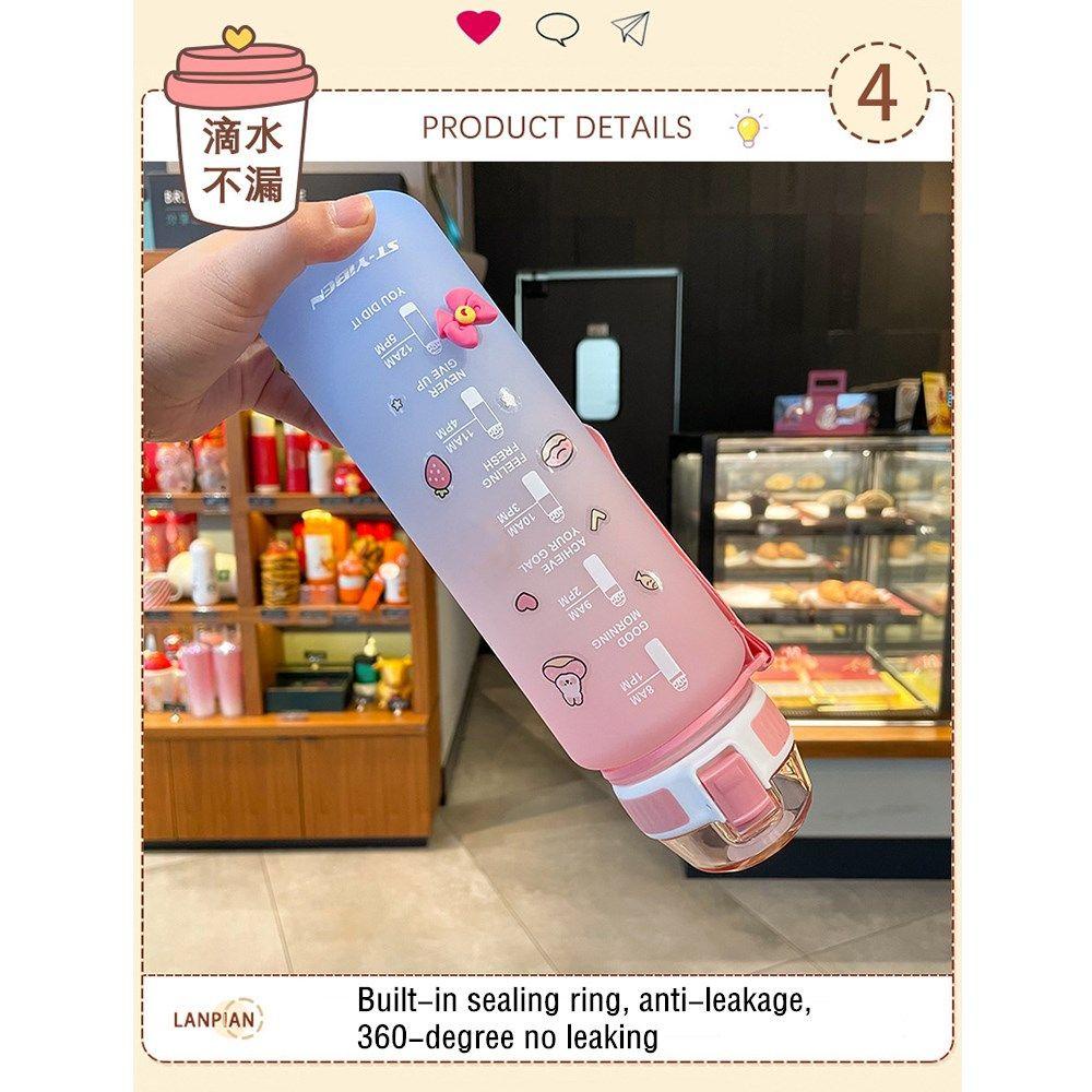PISTA Bình Nước Thể Thao Dung Tích 1.1L Chống Rò Rỉ Tiện Dụng