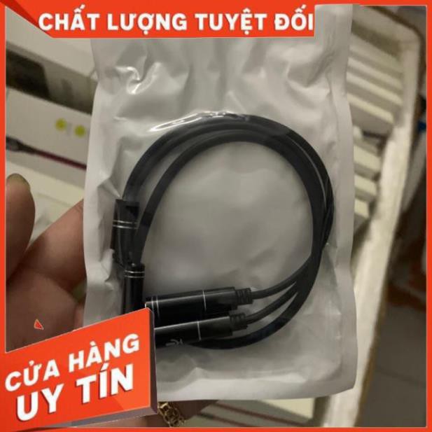 Dây Chia Jack Loa Chuẩn 3.5 Từ 1 ra 2 Đầu Mạ Vàng Cho 2 Loa Hoặc 2 Tai Nghe ( 4 khấc)