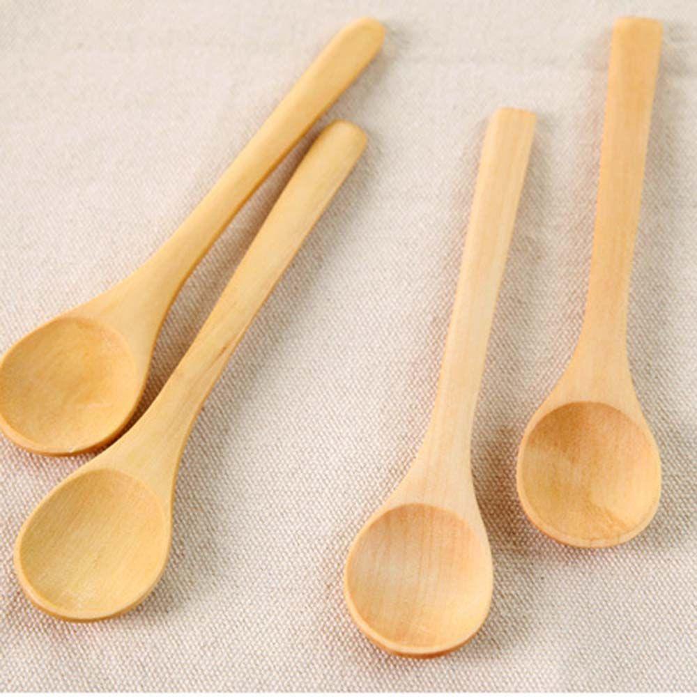 Muỗng Tre Cán Dài Ăn Món Tráng Miệng Cho Trẻ Em