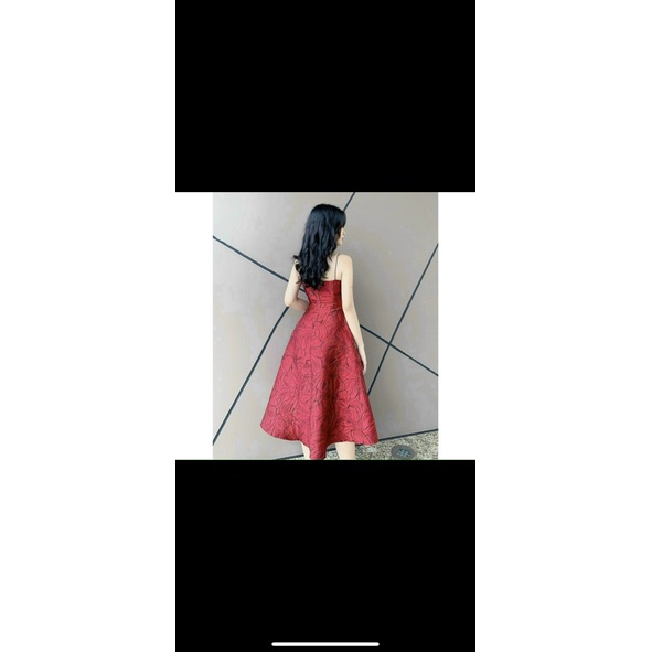 (Miễn Phí Ship)Đầm thiết kế 2 dây đi tiệc dáng xòe cực sang,lên from chuẩn,chất gấm cao cấp hàng loại 1