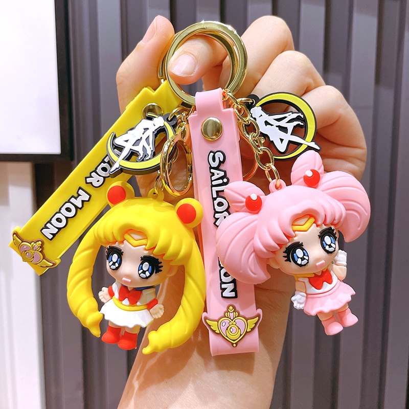 Sailor Moon Móc Khóa Hình Thủy Thủ Mặt Trăng Xinh Xắn