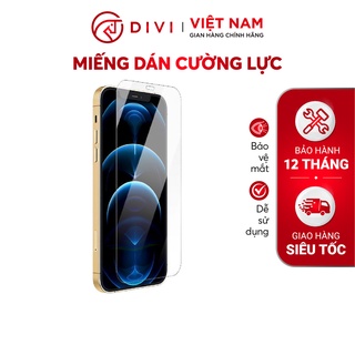 Miếng Dán Điện Thoại Phim Lụa Bảo Vệ Màn Hình iPhone 12 Pro Max  DIVI P64511 Chống Trầy Chống Va Đập - Hàng Chính Hãng
