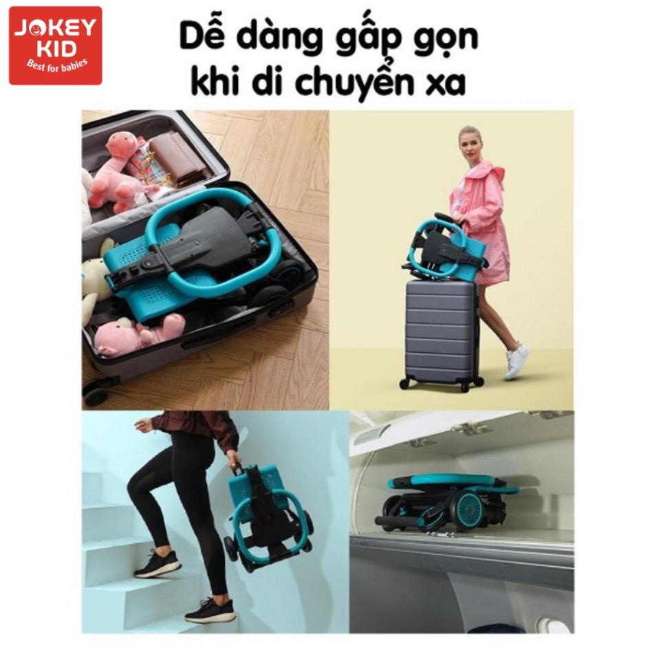 Xe đẩy gấp gọn cao cấp cho bé Jokey J5, Xe đẩy em bé đi du lịch siêu gọn nhẹ - Bảo Hành 12 tháng