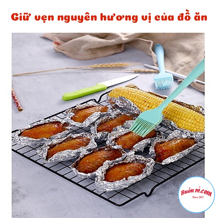 Combo 3 cuộn giấy nướng bạc tiện dụng KING FOIL Tahufa br00461