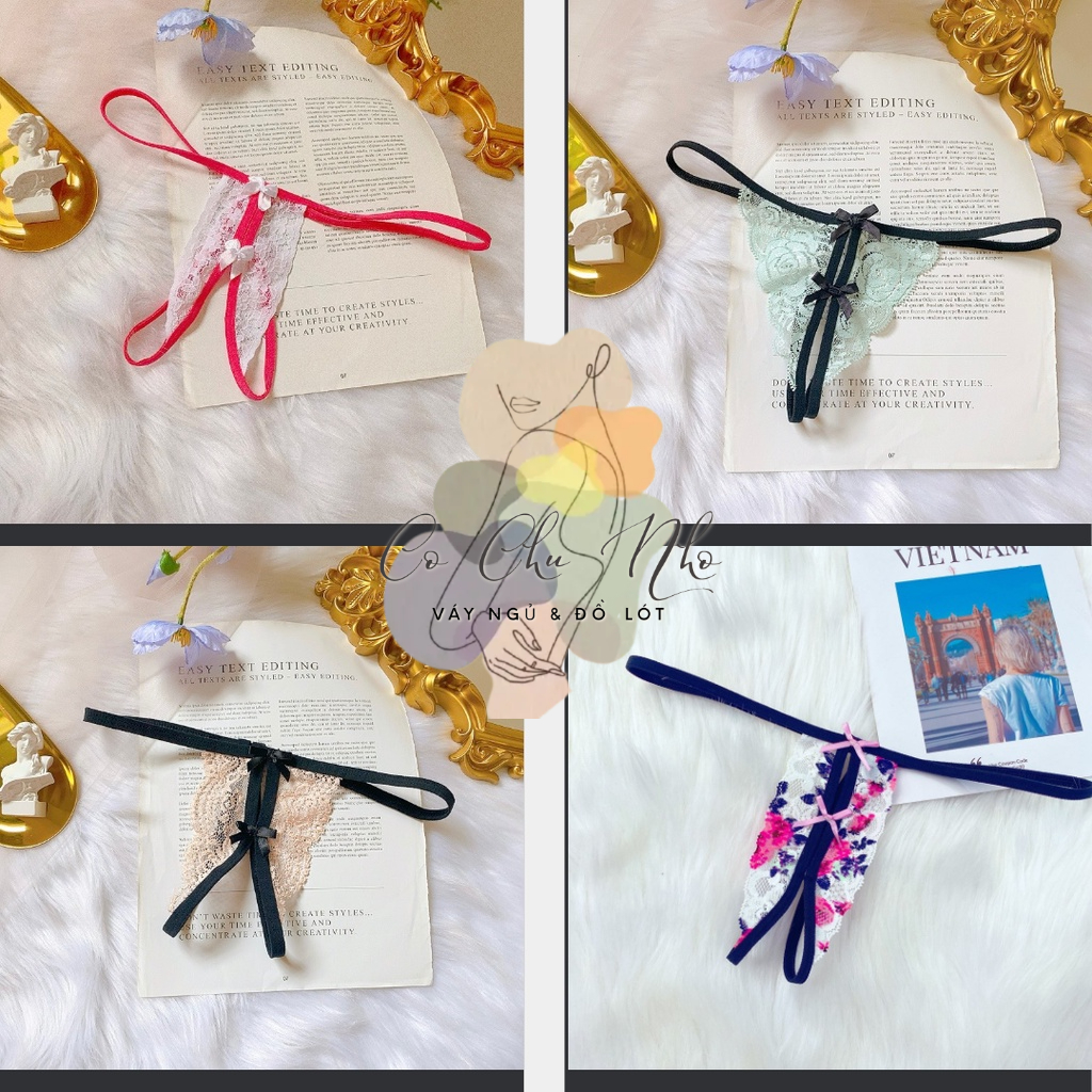 CK001 - Chip ren lọt khe sexy - quần lót ren dày dặn sexy - cochunhoquan11