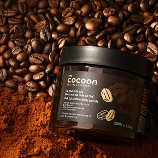 Tẩy da chết body cà phê daklak Cocoon  200ml
