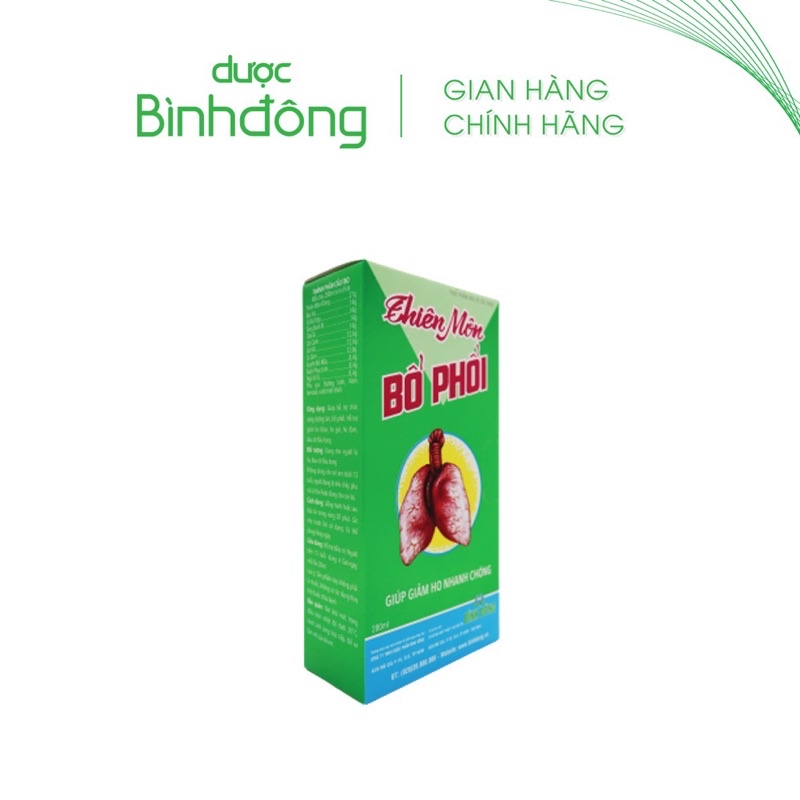 Thiên môn bổ phổi- chai 280ml