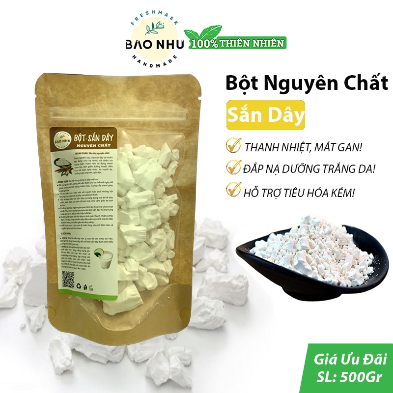 Bột Sắn Dây Thanh Nhiệt + Đắp Nạ Dưỡng Trắng