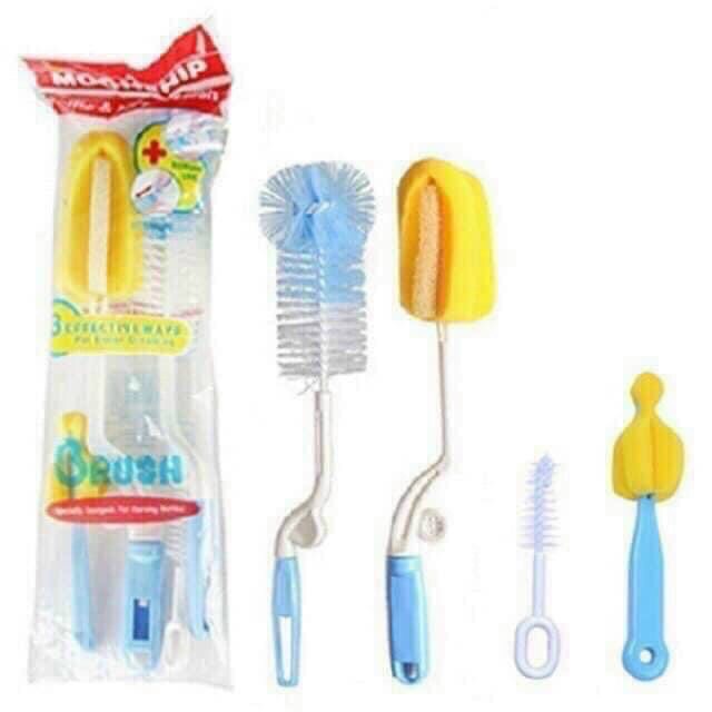 Bộ cọ rửa bình sữa 4 chi tiết
