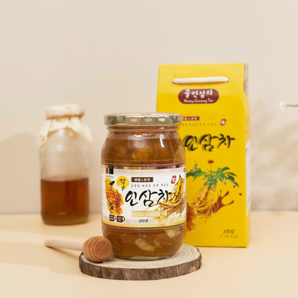Sâm tươi ngâm mật ong Hàn Quốc 580gr