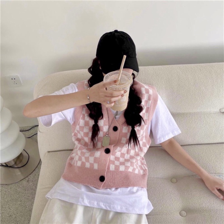 Áo Len Gile Croptop, Gile Len Nữ Dáng Ngắn Vừa Cổ Tim Ulzzang Thời Trang Thu Đông Hàn Quốc | BigBuy360 - bigbuy360.vn