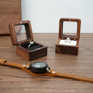 Giá Đỡ Nhẫn Bằng Gỗ Một / Hai Ngăn Tiện Dụng