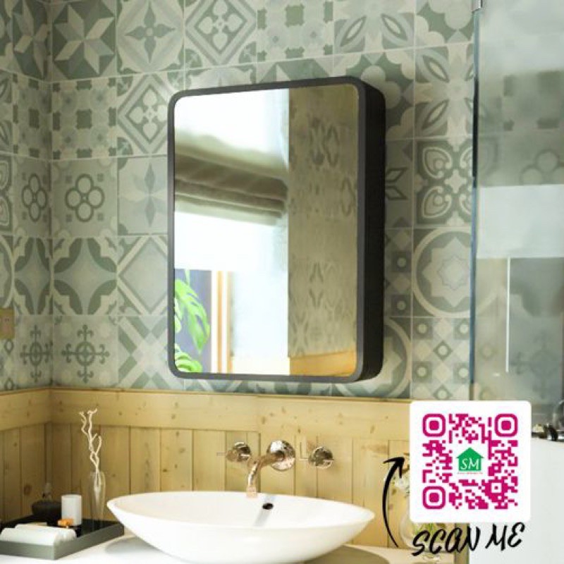 TỦ GƯƠNG TREO TƯỜNG PHÒNG TẮM SMHOME NT08