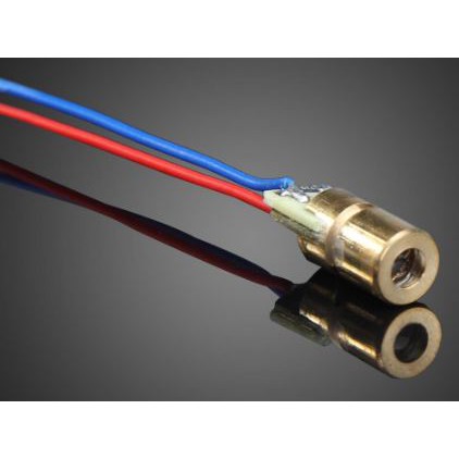 - Đầu đèn Lazer tia sáng đỏ 650nm độ sáng 5 mW điện thế 3V và 5V