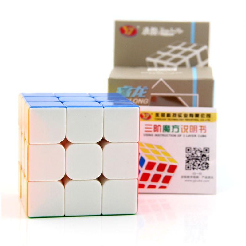 ✔️✔️ Đồ chơi giáo dục Rubik 3 x 3 x 3 khối lập phương RUILONG - FN0411 - TẶNG 1 GIÁ ĐỠ RUBIK