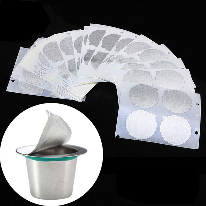 100 Nắp Lá Nhôm 37MM Cho Máy Pha Cà Phê Nespresso