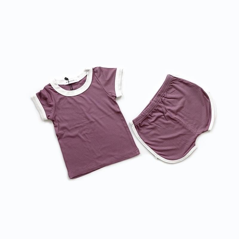 Bộ short cotton Minkymom xịn cho bé