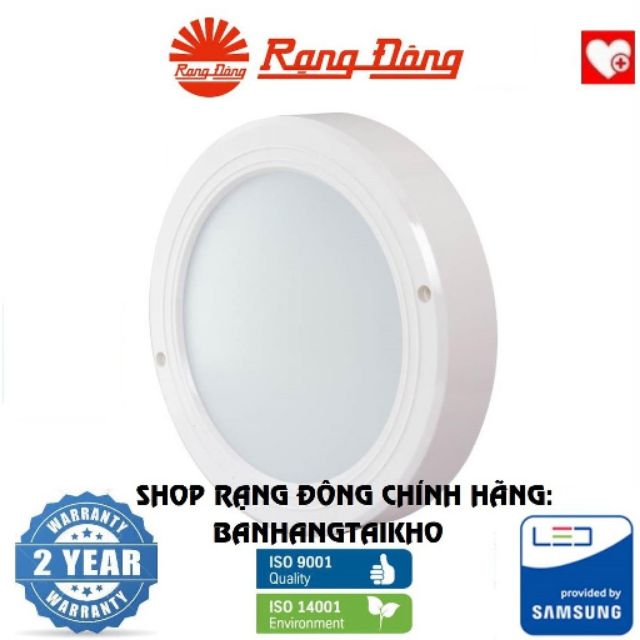 Đèn LED Ốp trần Rạng Đông 14W Փ220 RADAR cảm biến , ChipLED Samsung Model: D LN05L 220/14W - RAD