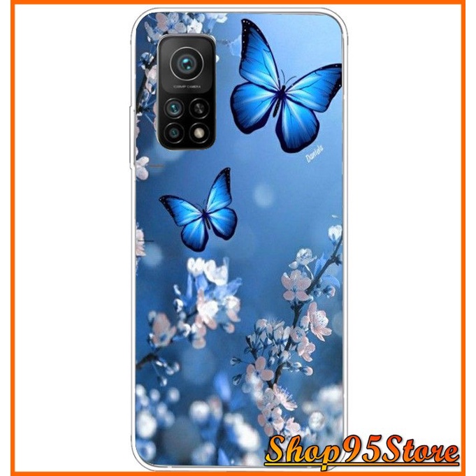 Ốp lưng silicon dẻo Xiaomi Redmi 10C Redmi 10A Note 11 pro Note 11 4G Note 11S Redmi 10 họa tiết Bướm xinh