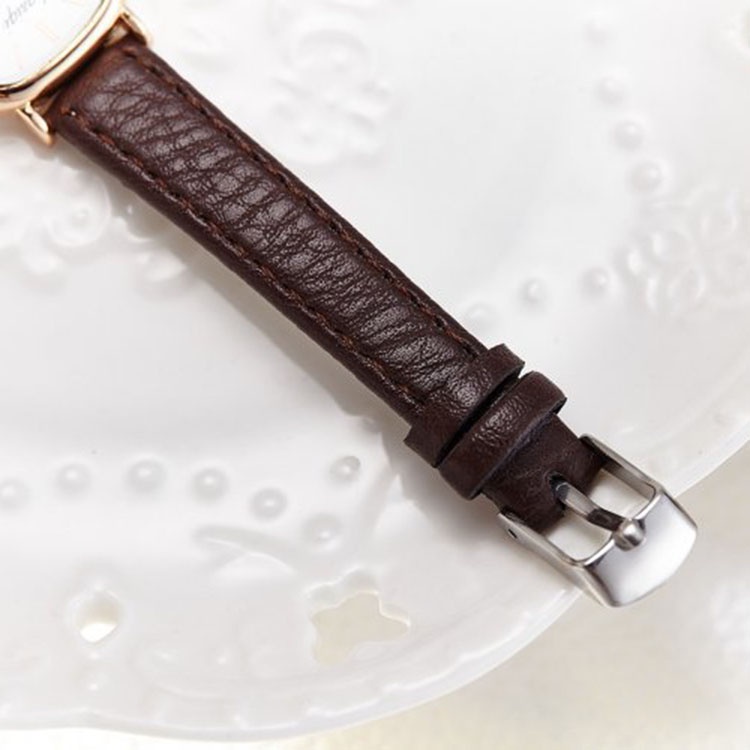 Đồng Hồ Quartz Nữ Mặt Vuông Dây Mảnh Đơn Giản Kiểu Hàn Quốc