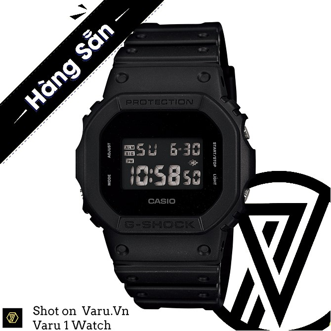 [Chính Hãng] Đồng hồ thể thao nam nữ G-Shock DW-5600BB-1 full box