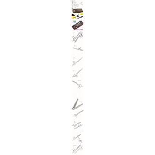 Kéo cắt tóc + lược + 12 lược làm răng