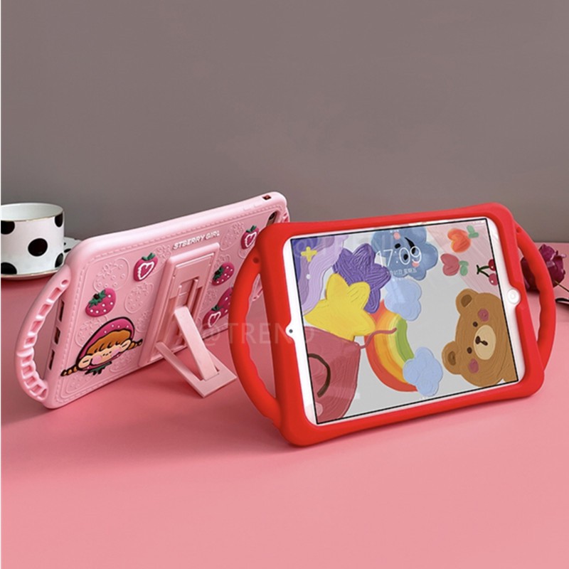 Ốp lưng silicone hoạt hình cho IPad 9.7 2017 2018 IPad 10.2 Pro 9.7 iPad Air 1 2 | BigBuy360 - bigbuy360.vn