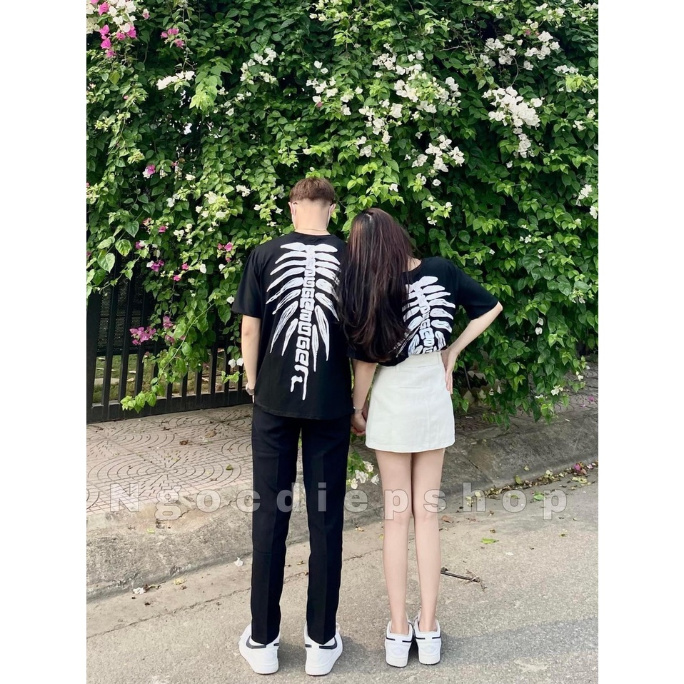 Áo phông NAM NỮ xương lưng ĐỦ SIZE 40 KG ĐẾN 65 KG