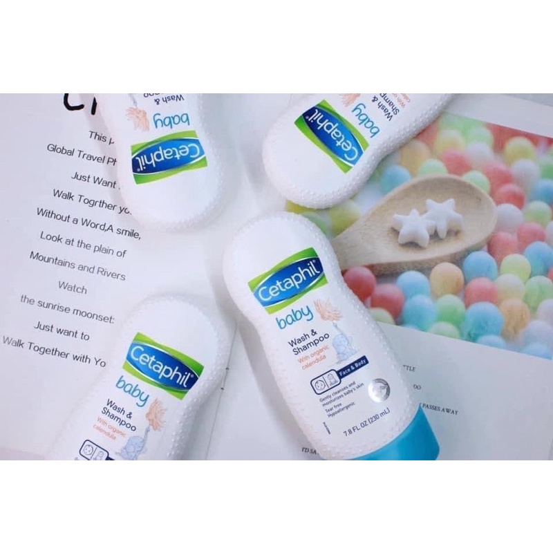 Dầu gội Cetaphil cho bé - Dầu gội Cetaphil Baby Shampoo 230ml