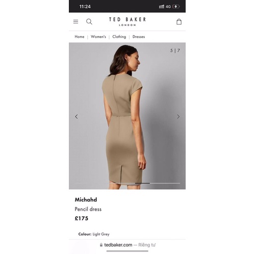 Đầm Ted baker dáng công sở 🍀🍀🍀🍀