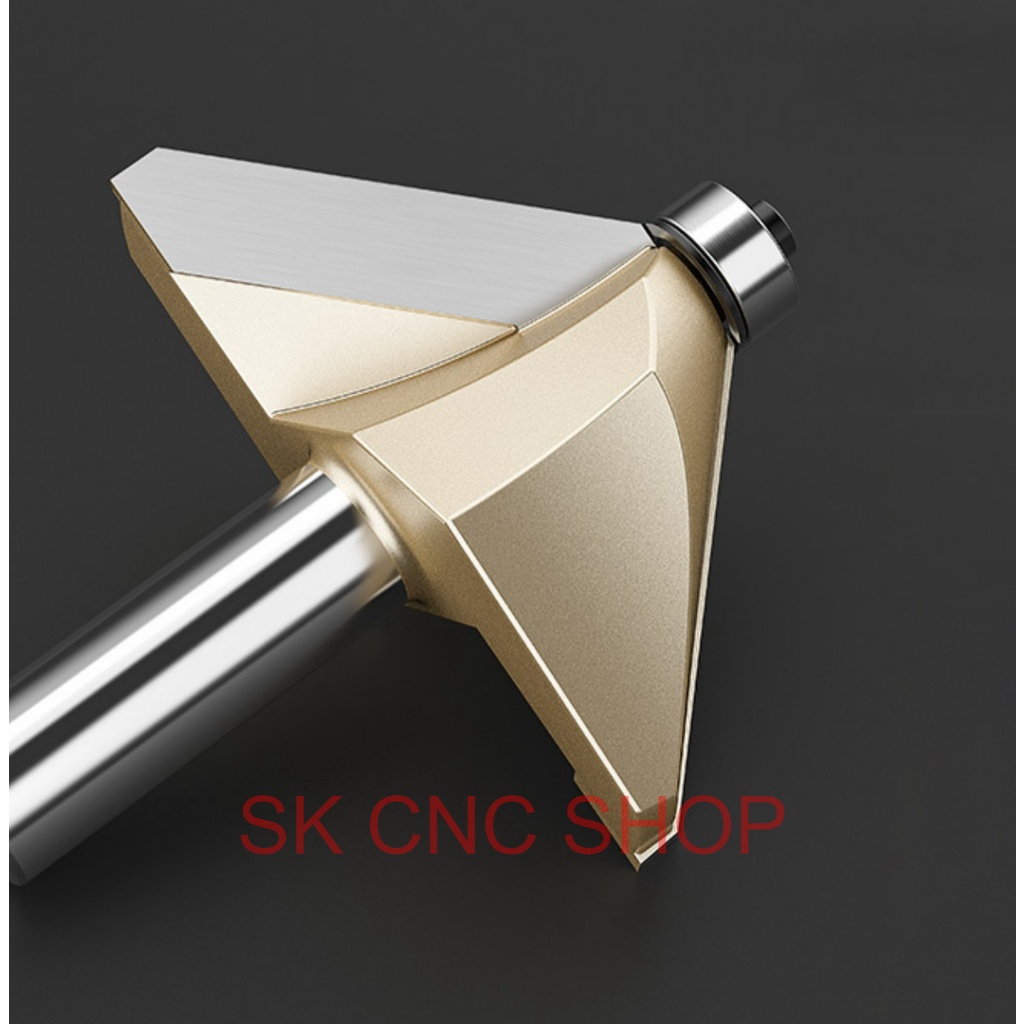 Mũi dao phay vát cạnh 45 độ V90 Router - SK CNC SHOP