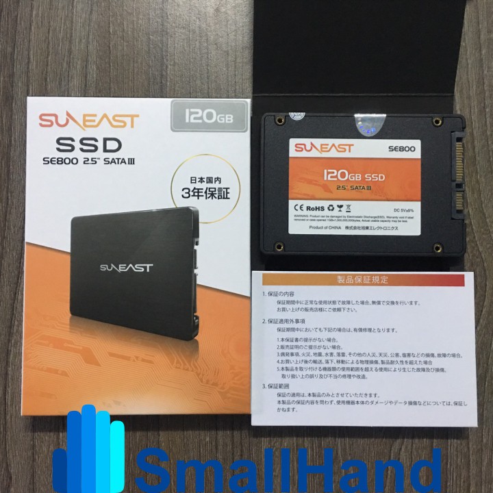 Ổ cứng SSD SunEast 120GB nội địa Nhật Bản – CHÍNH HÃNG – Bảo hành 3 năm – SSD 120GB – Tặng cáp dữ liệu Sata 3.0