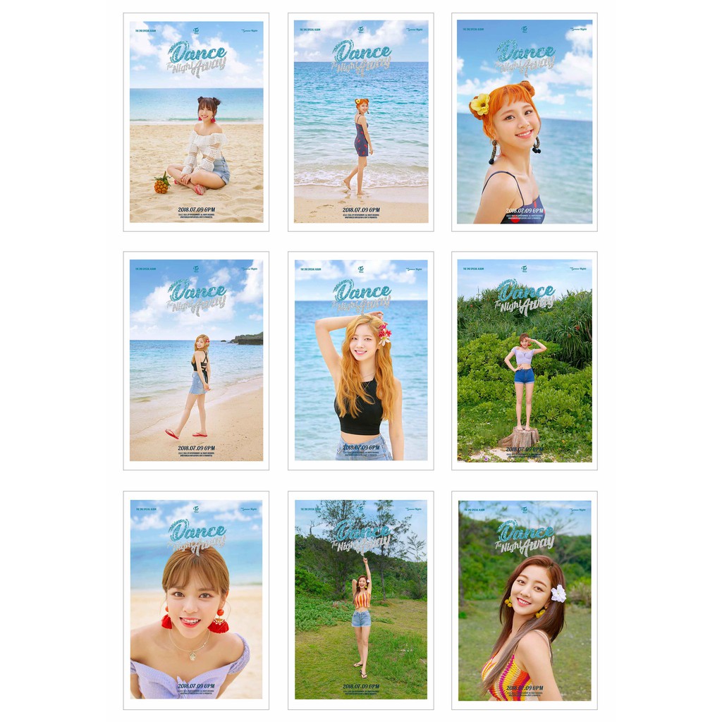 [Ép Lụa] Lomo Card Ảnh TWICE - Dance The Night Away( 36 ảnh)
