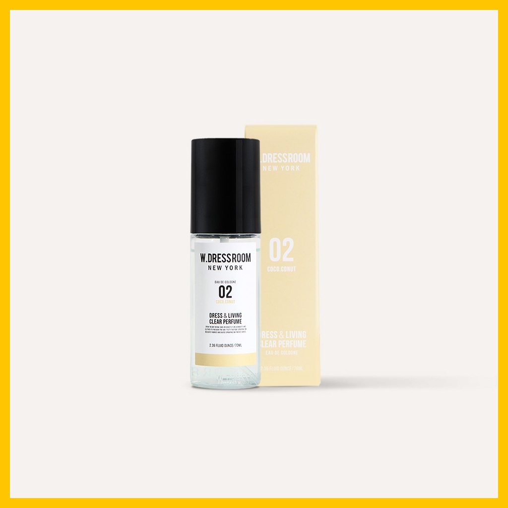 Nước Hoa Trong Suốt W.DRESSROOM DRESS & LIVING - Số 02 Coco Conut 70ml
