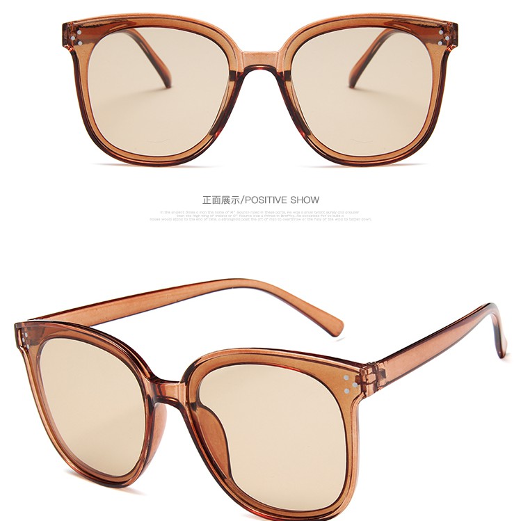 Kính râm MATA gọng tròn chống tia uv400 phong cách thời trang cho nữ