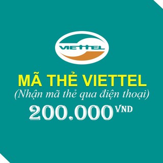 Mã thẻ Viettel 200.000
