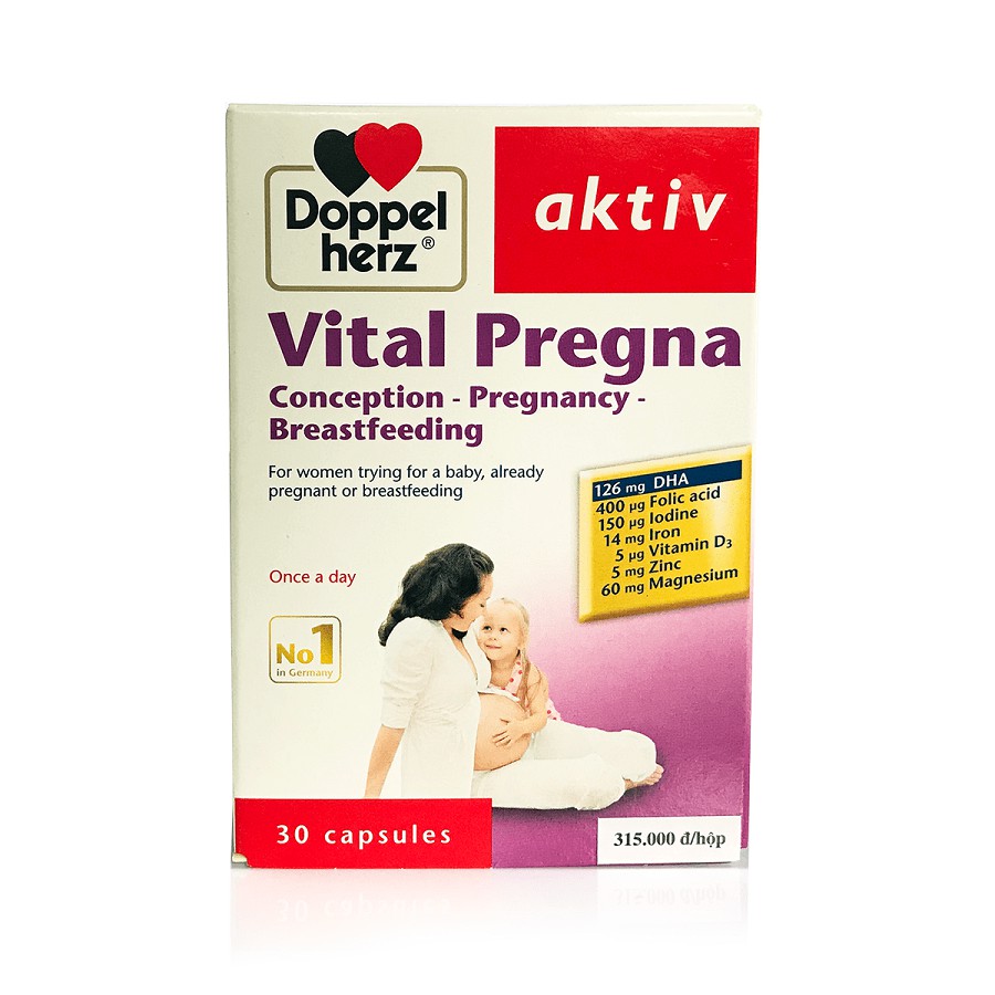 Viên bổ tổng hợp Doppelherz Vital Pregna