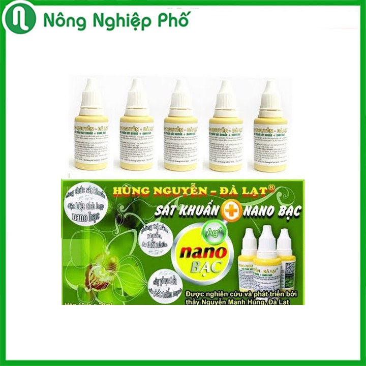 LỌ 20 ML - CHẾ PHẨM HÙNG NGUYỄN NANO BẠC CHUYÊN PHÒNG TRỊ BENH CHO PHONG LAN