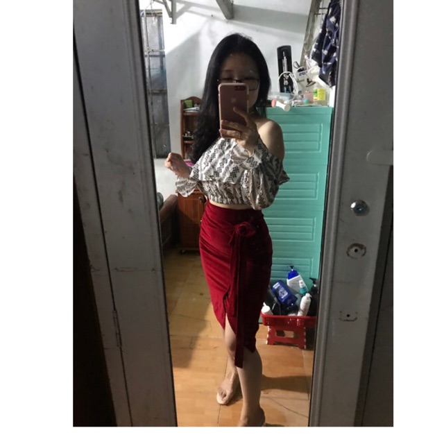 Áo yếm hở vai mua ở f.w house