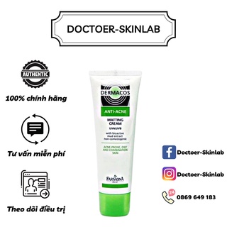 Kem Dưỡng Ẩm Cho Da Bóng Dầu Dermacos 50ml - Kiềm dầu, Ngừa Mụn,Giảm Kích Ứng[CHÍNH HÃNG]