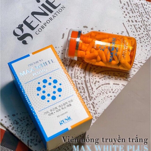VIÊN UỐNG MAX WHITE PLUS GENIE | BigBuy360 - bigbuy360.vn