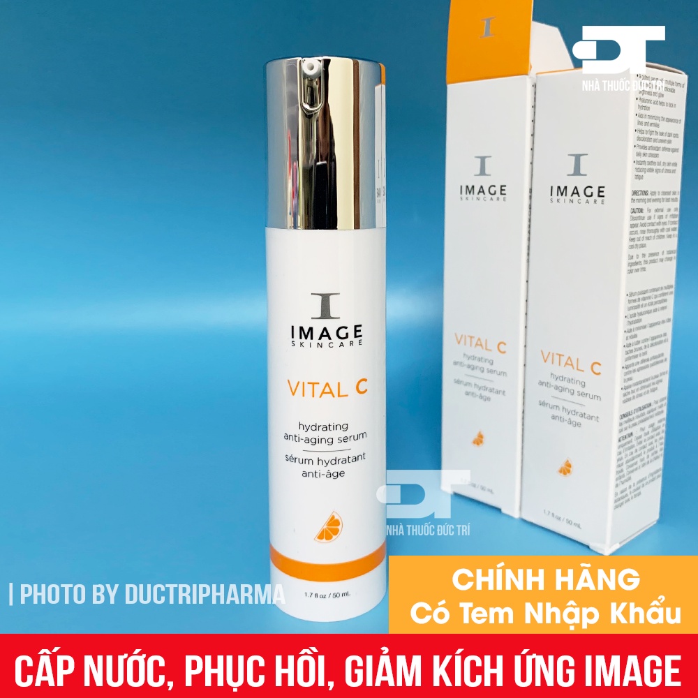 Serum Cấp nước, giảm kích ứng, phục hồi da -  Image Vital C Hydrating Anti Aging Serum 50ml