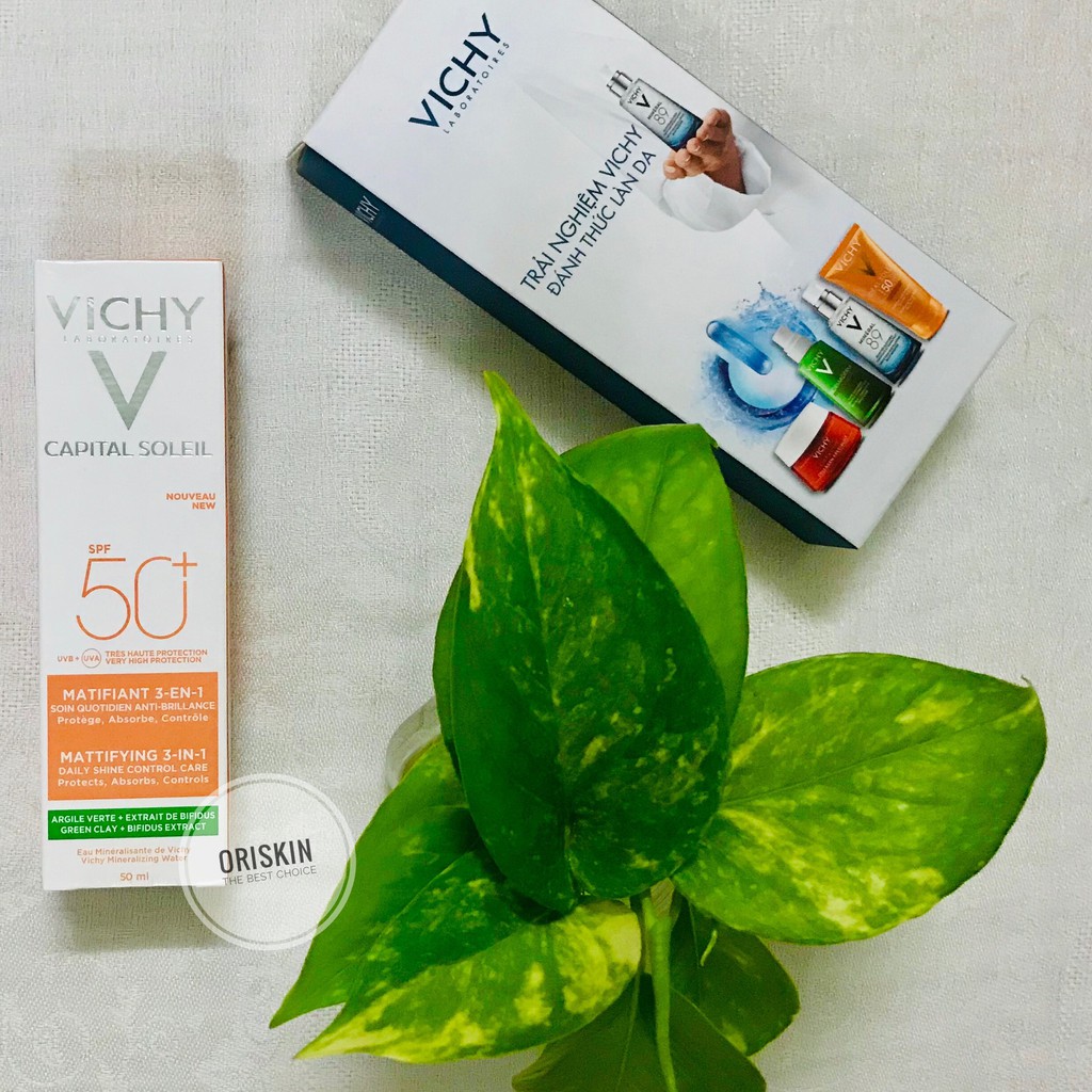 [MỚI] Vichy Kem Chống Nắng Chống Ô Nhiễm Và Bụi Mịn Hàng Ngày SPF50+ Chống Tia UVA &amp; UVB Capital Soleil 50ML