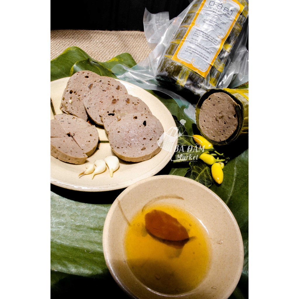 CHẢ BÒ CỎ NGUYÊN CHẤT 100% ĐẶC SẢN BÌNH ĐỊNH 500GR | BigBuy360 - bigbuy360.vn