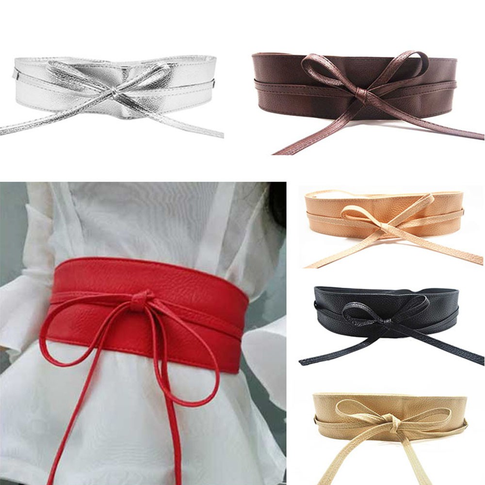Thắt Lưng Da Mềm Bản To Thời Trang Nữ