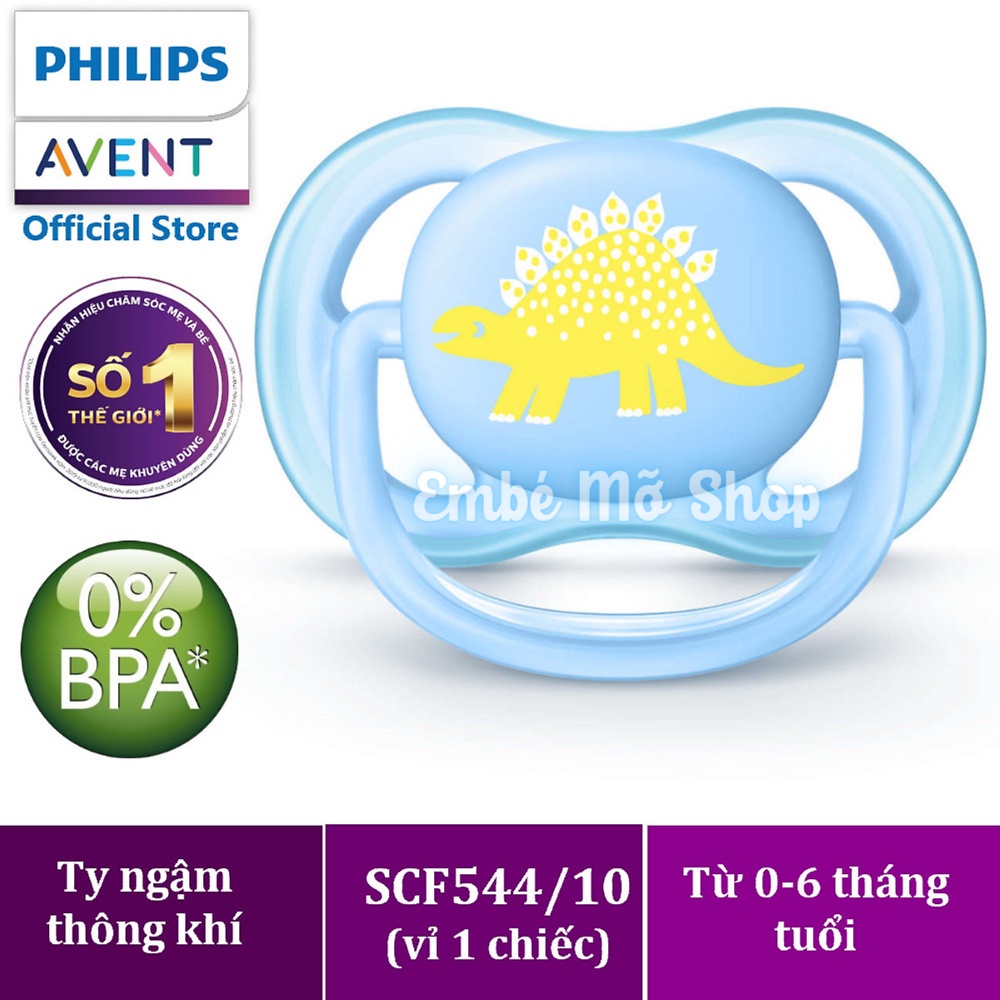 Núm Ti Ngậm PHILIPS AVENT Ultra Air 0 - 18 Tháng Hàng Chính Hãng - Embé Mỡ
