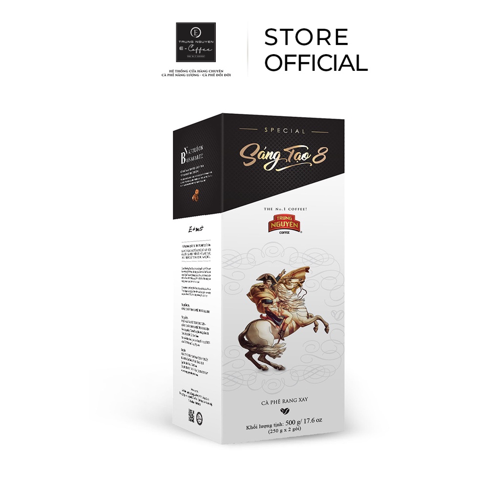 Cà phê Rang Xay Sáng Tạo 8 500gr - Trung Nguyên Legend - (Arabica, Robusta)